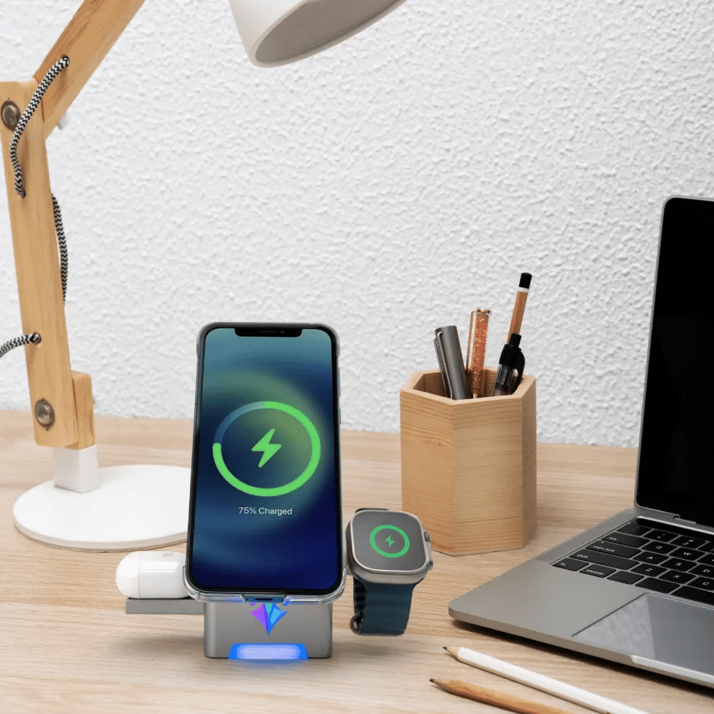 Estación de carga PowerNest 3 en 1