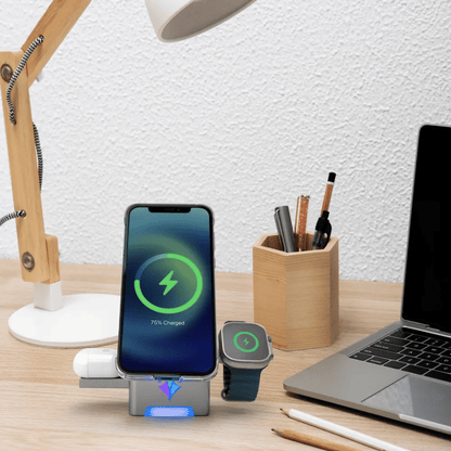 Estación de carga PowerNest 3 en 1