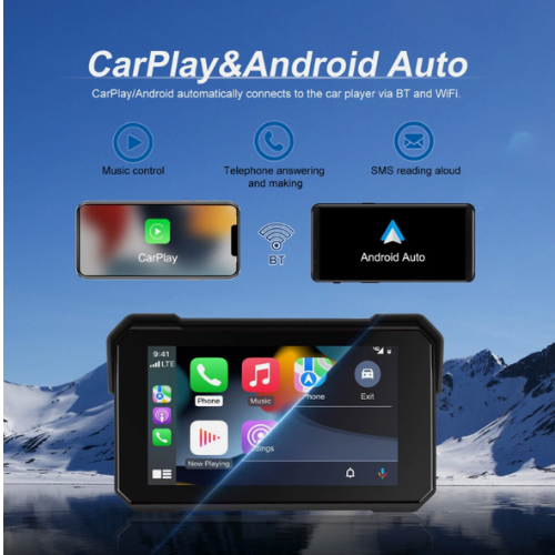 PANTALLA DIGITAL PARA  MOTO CON 2 CAMARAS HD