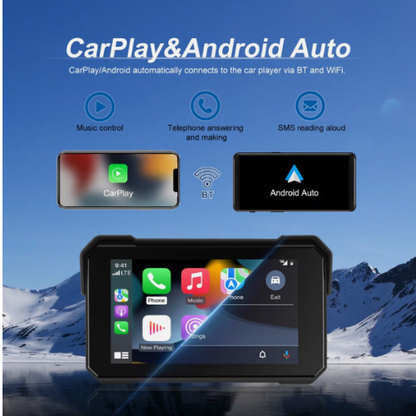 PANTALLA DIGITAL PARA  MOTO CON 2 CAMARAS HD