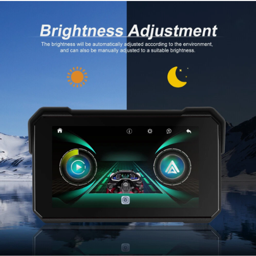 PANTALLA DIGITAL PARA  MOTO CON 2 CAMARAS HD