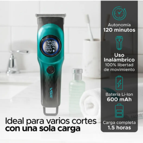 Afeitadora Eléctrica Hombres Carga Rápida Usb Vgr V-966
